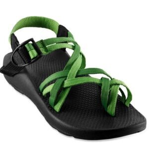 Chaco ZX/2 Yampa Sandals Green & Black Size 7